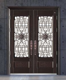 艺术玻璃门系列Y-8305盛世传奇-丽璟深古铜