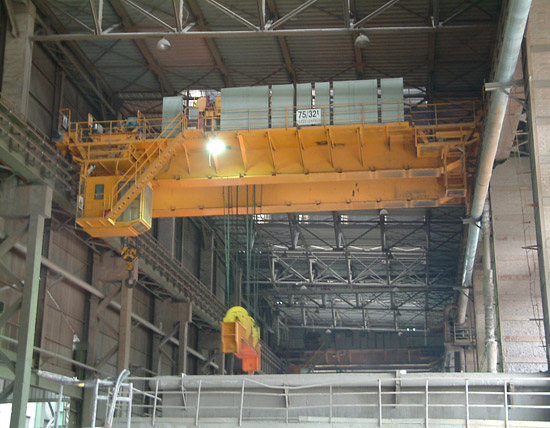 75-32t casting crane used for Shougang Qiangang Company