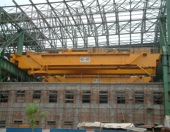 40+40 clamp bridge crane