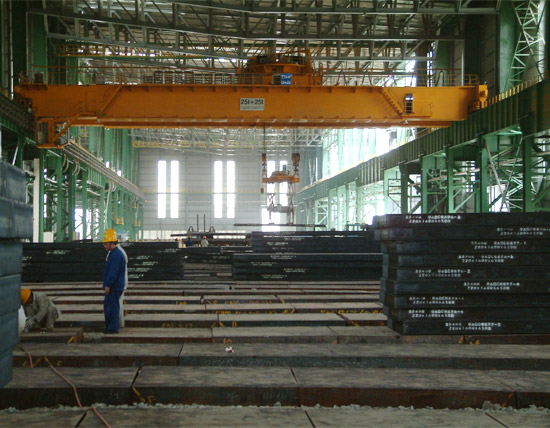 25+25t rotating clamp crane