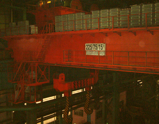 (225-75-15t) Casting crane used in Chengde Tianfeng Steel Pl